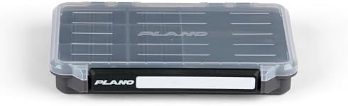 Plano StowAway Split Stow Tackle Box with Corrosion-Preventive Rustricor, Single Latch Design,Transparent DuraView Lid, Stackable Storage for Fishing Bait,Lures and Gear, 3600 50/50 Split (Pack of 6) by PLANO%C2%AEOutdoors