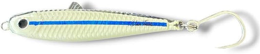 Stack Tackle Chovie Jig 3/4 oz, Epoxy Resin Metal Fishing Lure with BKK Inline Hook, Saltwater & Freshwater Casting and Vertical Jigging for Albies, Bluefish, Stripers, Mackerel, Lake Trout & Salmon by Unknown