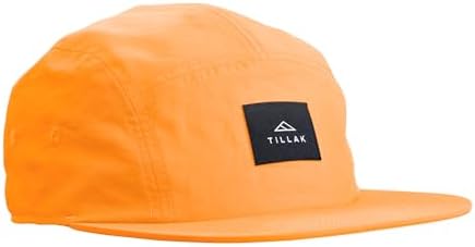 Tillak Wallowa Camp Hat, Lightweight Nylon 5 Panel Cap with Snap Closure by Tillak