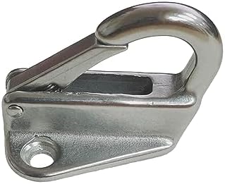 soujkooy 4 Pcs Fender Hanger Strong 316 Stainless Steel Safety Heavy Hook Fender Spring Hook Snap Attach Rope Boat Sail Tug Ship Marine Hardware Boats Accessories - Image 4