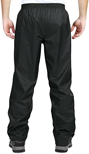 33,000ft Men's Rain Pants, Waterproof Rain Over Pants, Windproof Pants - Image 2