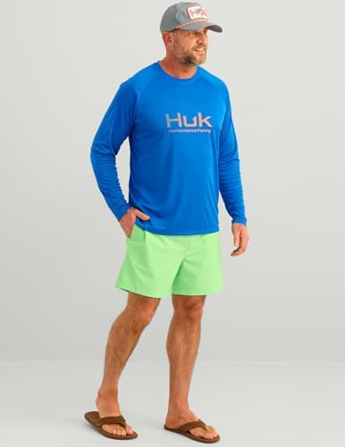 HUK Men's Pursuit Vented Long Sleeve Fishing Shirt (+30 UPF) - Image 2