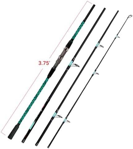Fiblink Surf Fishing Rod Portable Travel Surf Spinning Rod 2 Piece/3 Piece/4 Piece Carbon Fiber Saltwater Fishing Rod 9'/10'/12'/13'/15' - Image 2