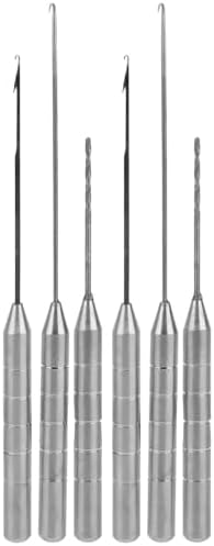 Rigging Combo – Stainless Steel & Aluminum Alloy Baiting Rig Tool Kit for Boilies & Pellets, Includes Hook Needle, Stringer & Drill by Unknown