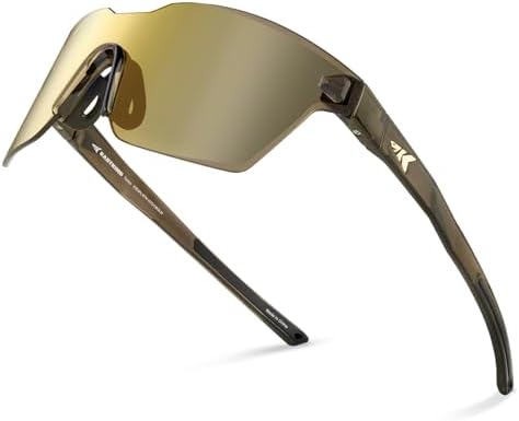 KastKing Tarkio Polarized Fishing Sunglasses, One Piece PC Lens Rimless by KastKing