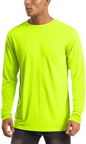 MAGCOMSEN Men's Long Sleeve Shirts UPF 50+ UV Sun Protection Athletic Shirts for Hiking Running Workout Rash Guard by MAGCOMSEN