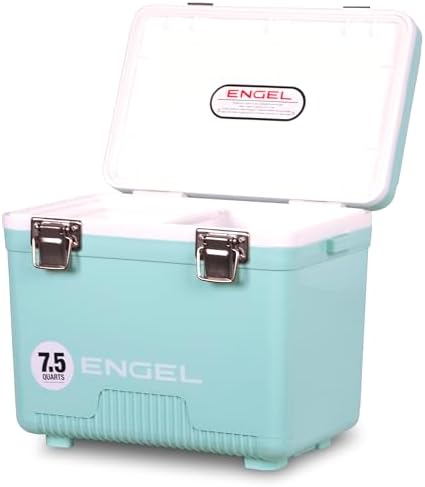 Engel UC7 7.5qt Leak-Proof, Air Tight, Drybox Cooler and Small Hard Shell Lunchbox for Men and Women by ENGEL