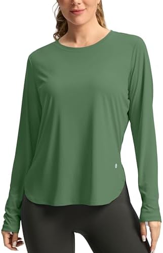 G Gradual Women's Sun Shirts UPF 50+ Long Sleeve Workout Hiking Tops by GGradual