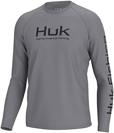 HUK Men's Pursuit Vented Long Sleeve Fishing Shirt (+30 UPF) by HUK