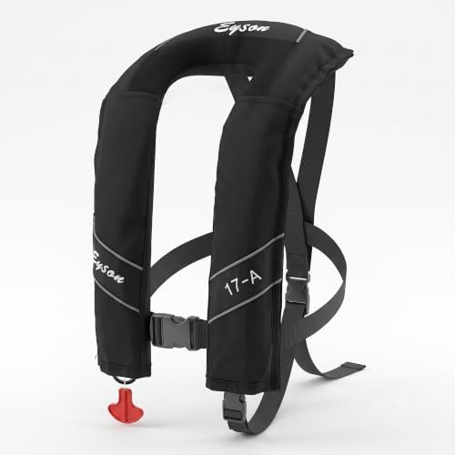 Automatic Inflatable Life Jacket, Preserver PFD for Kids,Life Vest for Kid,Supports Weight up to 160 pounds(YSH725) by NAUTISHIELD