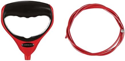 T-H Marine G-Force Heavy-Duty Trolling Motor Replacement Handle, Cushioned Grip, Lift & Release Cord with Nylon Jacketed Stainless Steel Cable - Red - Image 2