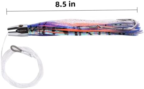 OCEAN CAT Saltwater Trolling Lure for Marlin Tuna Mahi Dolphin Durado Wahoo Trolling Lures Free Mesh Bag Offshore Big Game Lures - Image 3