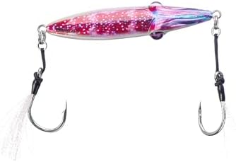 Squidlord Jig - Scarlet Glow - Slow Pitch Squid Jig with Glow by AnglerCo