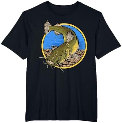 Flathead Catfish Fishing T-Shirt by Hunting+%26+Fishing+Merch