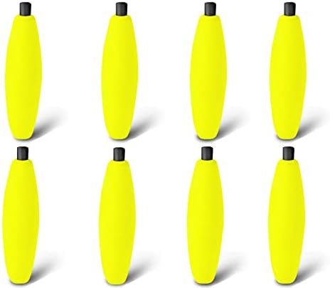 Peg Floats for Catfish Crappie,Foam Cigar Slip Fishing Corks Bobbers for Santee Rig by SEAOWLFISHING