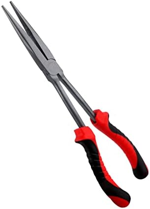 Hikary Long Nose Fishing Pliers, Stainless Steel Hook Remover Braid Cutter Rustproof Multi-Tool Fishing Gripper for Freshwater Saltwater by Hikary