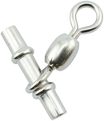AFW 3-Way Brass Sleeve Fishing Swivels, Sizes #3, #2/0, #3/0-10PC & 100PC - Image 2