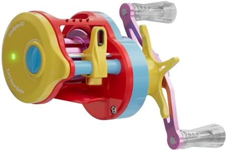 Colorful Baitcasting Fishing Reel Portable Rotates with Electronic Charging for Smooth Casting Colorful Baitcasting by Unknown