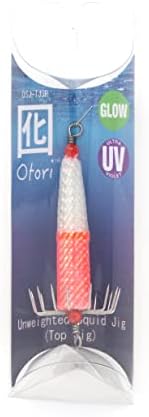 Otori Squid Jig, Weighted, 1 Pack, 1 oz, 1-1/8" Diameter Hook, Glow in the Dark by BeauMac