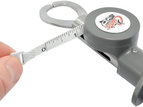 CUDA Digital Grip & Weigh 50Lb | Durable For Saltwater and Freshwater Use Fish Scales with Non-Slip Grip, Integrated Tape Measure & Stainless Steel Jaws | Lanyard Included - Image 3