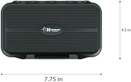Kingfisher Large Waterproof Fly Box Great for Streamers and Saltwater Flies - Image 4