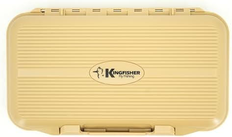 Kingfisher Large Waterproof Fly Box Great for Streamers and Saltwater Flies - Image 3