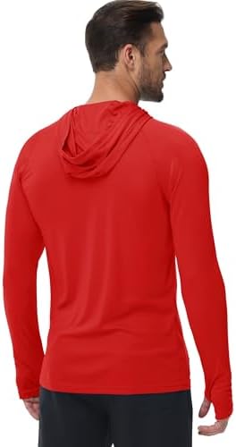 Boladeci Men's UPF 50+ Sun Protection Lightweight Hoodie Shirts Long Sleeve Fishing Shirt SPF UV Hiking Swim - Image 4