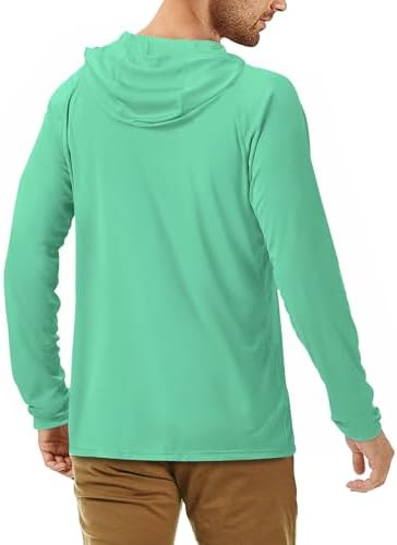Roadbox Mens Fishing Sun Hoodie, Long Sleeve UPF 50+ UV Protection Shirts - Image 3
