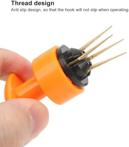 4PCS Pellet Bander Tool Set - 4-Claw Fishing Bait Holder with Rubber Bands for Coarse & Match Fishing, Durable Micro Bait Bands Banding Match Coarse Fishing Terminal Tackle - Image 3