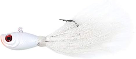 Kmucutie 2 pcs Deer Tail haiKr bucktail Jig Saltwater or Freshwater Bait 2oz / 3oz/4oz/6oz/8oz，for bass flounder fluke Striper Fishing Lure - Image 3