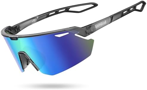 Lamicall 24g Polarized Sports Sunglasses for Men Women - UV400 Protection Sun Glasses for Baseball Running Cycling Fishing by Lamicall