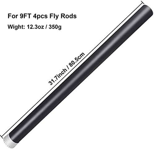 Aventik Carbon Fiber Fly Fishing Rod Tube Case with CNC Alu Cap - Image 2