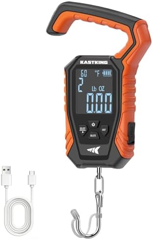 KastKing Weighmaster Digital Fish Scale, IPX6 Waterproof, Orange by KastKing