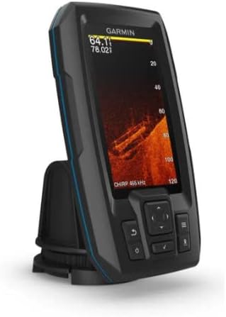 Garmin Striker 4cv with Transducer, 4" GPS Fishfinder with CHIRP Traditional and ClearVu Scanning Sonar Transducer and Built In Quickdraw Contours Mapping Software - Image 2