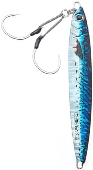 OCEAN CAT Long Casting Slow Fall Pitch Fishing Jigs Lures Lead Metal Flat Sinking Vertical Shore Jigging Bait with Assist Hook for Saltwater Freshwater Fishing 20g 40g 60g 80g - Image 5