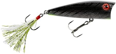 Rebel Pop-R Feathered Topwater Popper Fishing Lure - Image 2