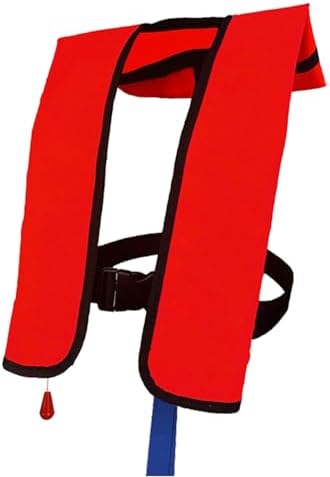 Automatic Inflatable Life Jacket|Life Vest for Adults|PFD Low Profile|Supports up to 330 lbs by morinokawau