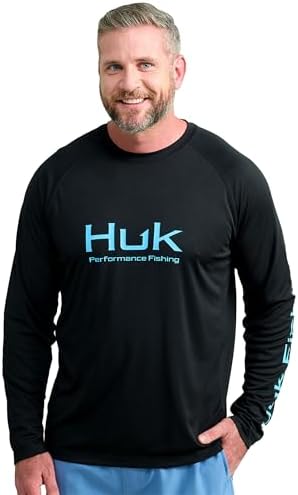 HUK Men's Pursuit Vented Long Sleeve Fishing Shirt (+30 UPF) by HUK