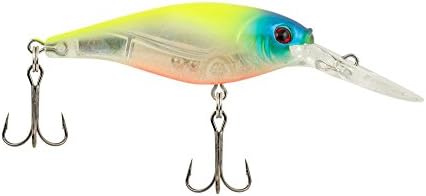 Berkley Flicker Shad Fishing Lure, Flashy Chartreuse, 3/16 oz, 2in | 5cm Crankbaits, Size, Profile and Dive Depth Imitates Real Shad, Equipped with Fusion19 Hook - Image 2