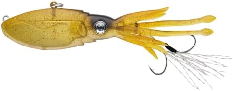 Nomad Design Original Squidtrex Patented Vibrating Fishing Lure - TPE Soft Plastic Lure Bait for Saltwater with Strong BKK Assist Hooks, Fishing Bait that Catches Many Species by NomadDesign