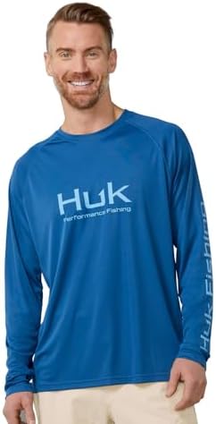 HUK Men's Pursuit Vented Long Sleeve Fishing Shirt (+30 UPF) by HUK