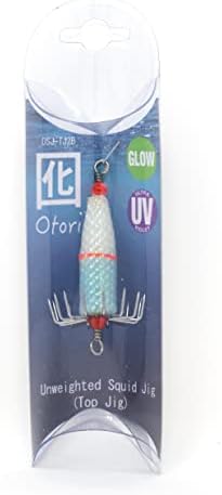 Otori Squid Jig, Weighted, 1 Pack, 1 oz, 1-1/8" Diameter Hook, Glow in the Dark by BeauMac
