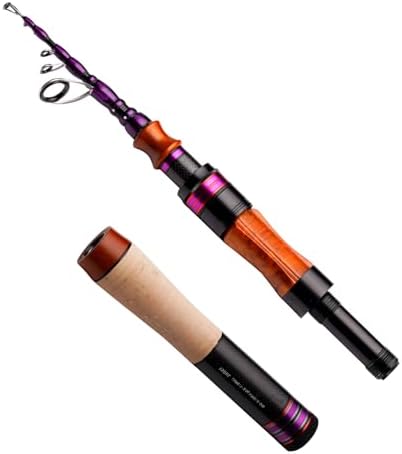 PURELURE Telescopic Fishing Rod Spinning & Casting Travel Rod Ultralight 5' by PURELUREOutdoor