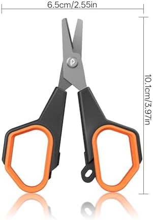 2pc Fishing Scissors,3.9" Fishing Braided Line Cutter - Image 4