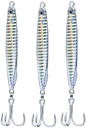 Saltwater Fishing Lures Fishing Jigs Fishing Spoons for Striped bass, Pompano, Spanish Mackerel ，Bluefish by Unknown