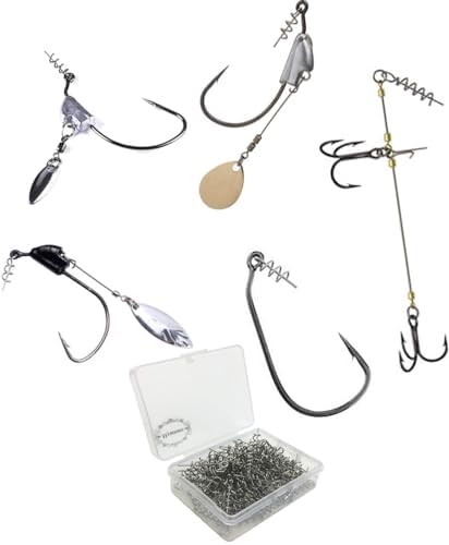 Soft Lure Spring Twist Lock, Fishing Crank Hook Centering Pin - Image 5