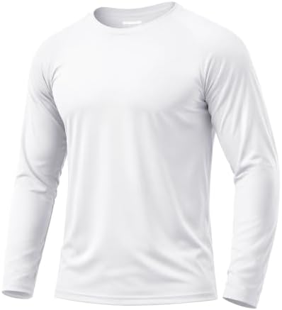 Boladeci Men's UPF 50+ Sun Protection UV SPF Shirts Long Sleeve Lightweight Quick Dry Swim T-Shirts Rash Guard by Boladeci