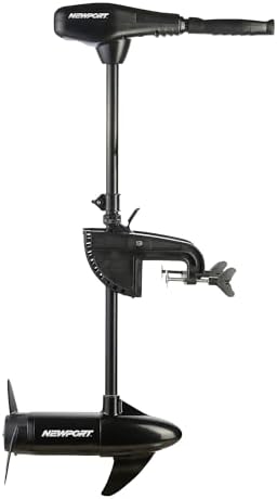 Newport NV-Series Thrust Saltwater Transom Mounted Trolling Electric Trolling Motor w/LED Battery Indicator by Newport