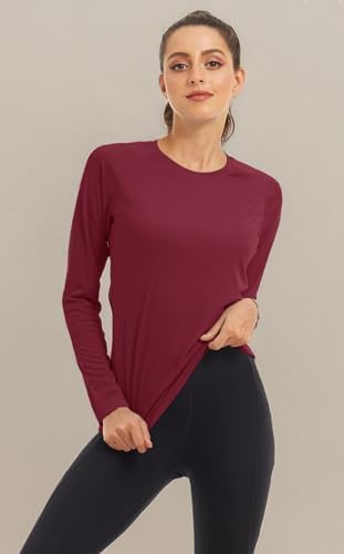 MAGCOMSEN Women's Long Sleeve Shirts UPF 50+ Sun Protection Shirts for Hiking Fishing Workout Rash Guard - Image 6