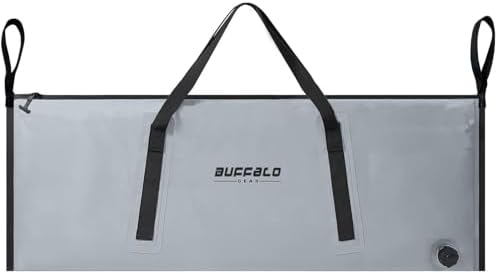 Buffalo Gear Insulated Fish Cooler Bag Portable Fish Kill Bag Keep Ice-cold More Than 48 Hours by BuffaloGear